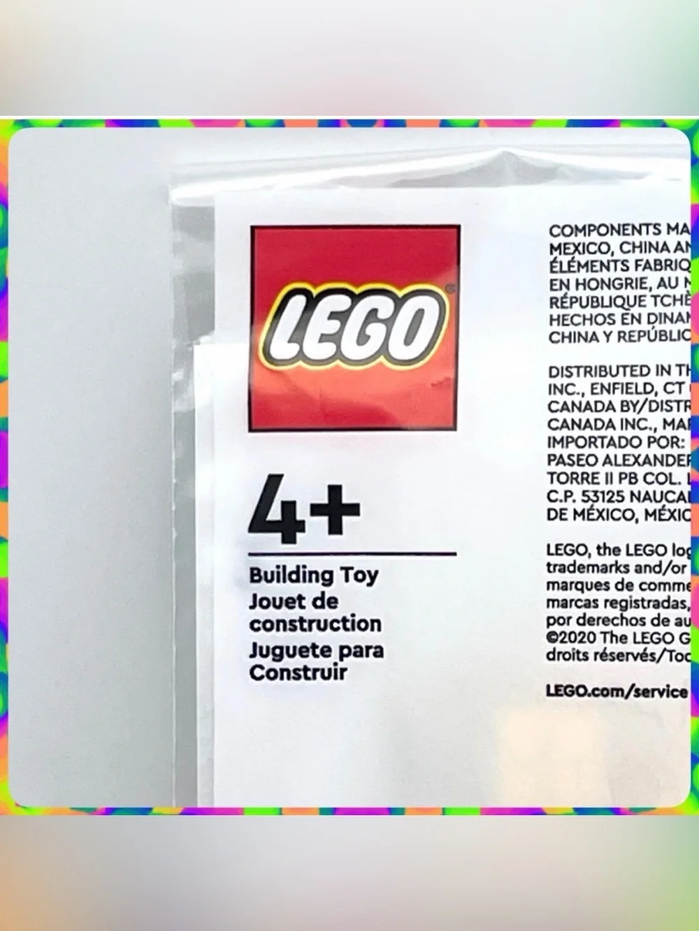 New Sealed LEGO BLUEY Duck Cake 32 pcs Promo Set 6601204 Barnes And Noble GWP